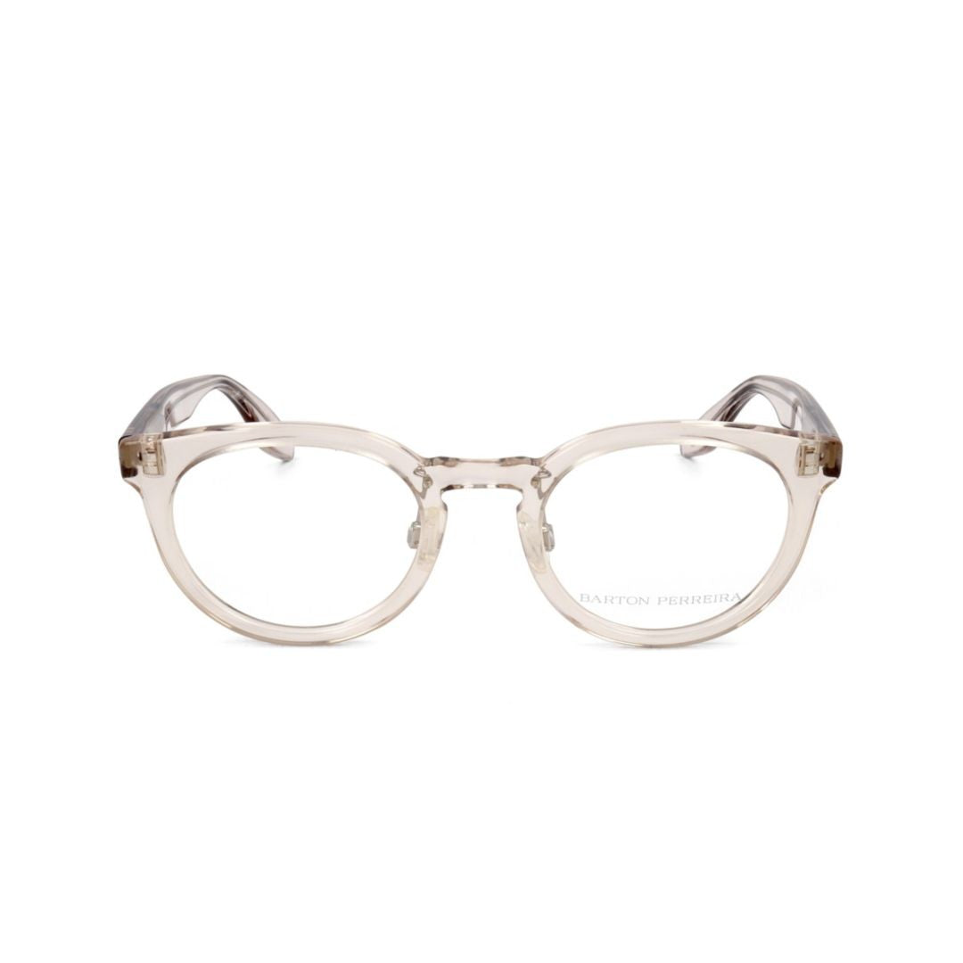 Barton Perreira Bp5199-F 491Cq Translucent Rounded Frame Eyeglasses With Keyhole Bridge