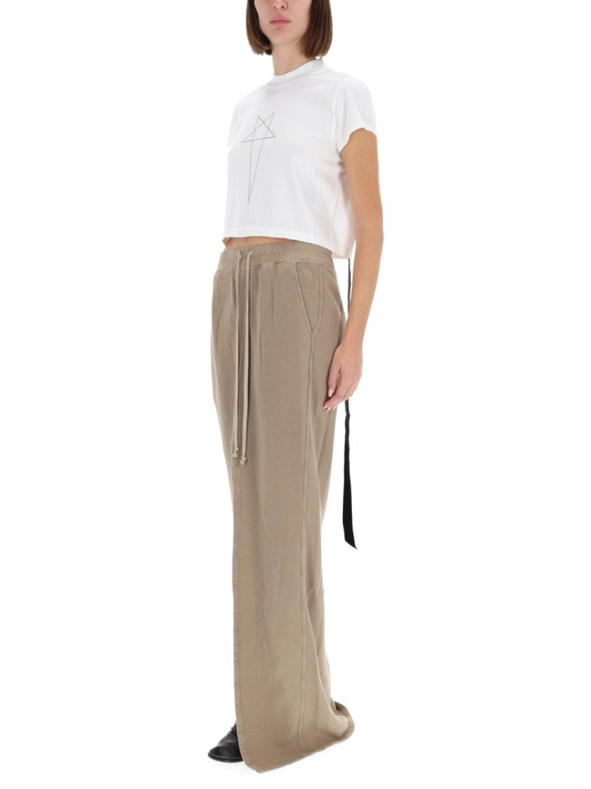Drkshdw By Rick Owens Cropped Small Star T-Shirt