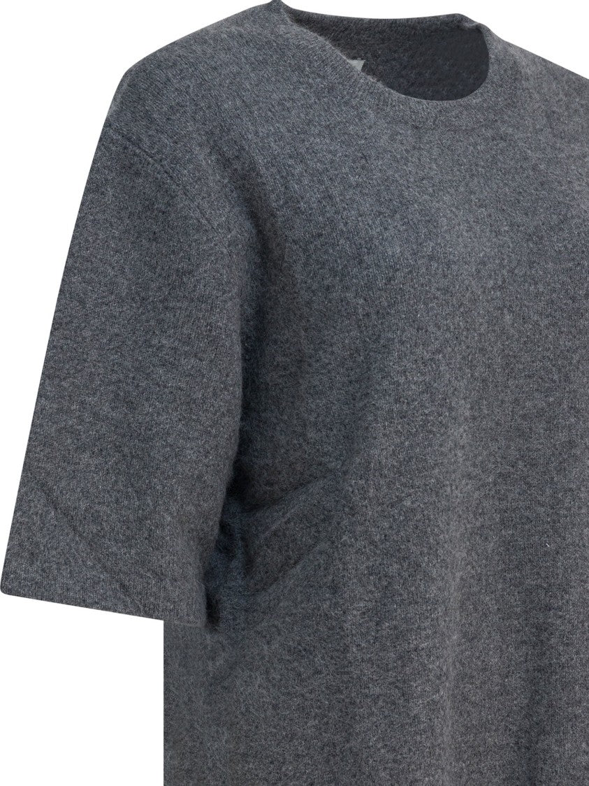 Loulou De Saison "Raven" Crewneck Sweater In Wool Blend