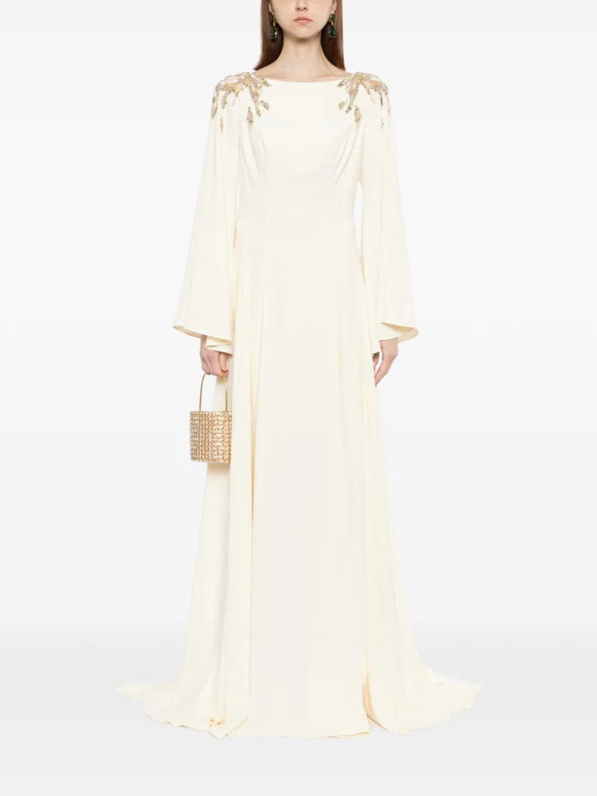 Saiid Kobeisy Embellished Crepe Kaftan