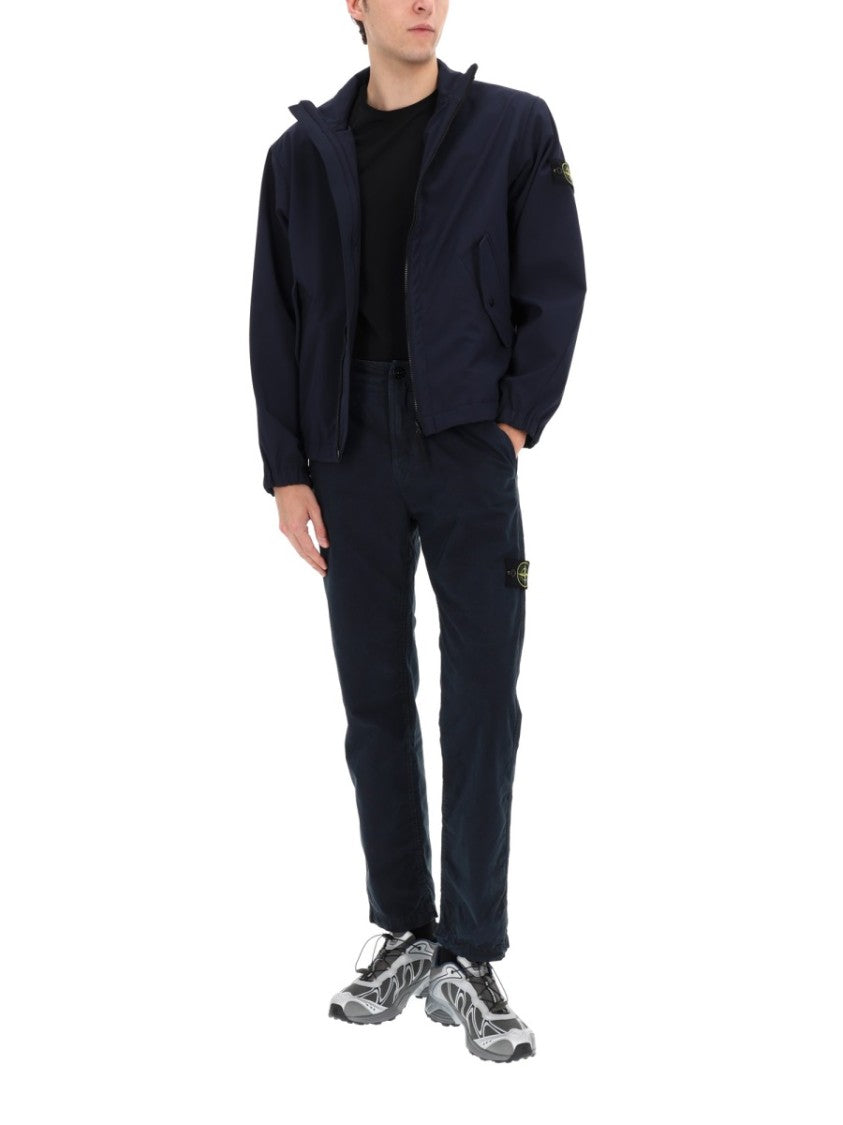 Stone Island Neutrals Stiff Stand-Up Collar Polyester Jacket