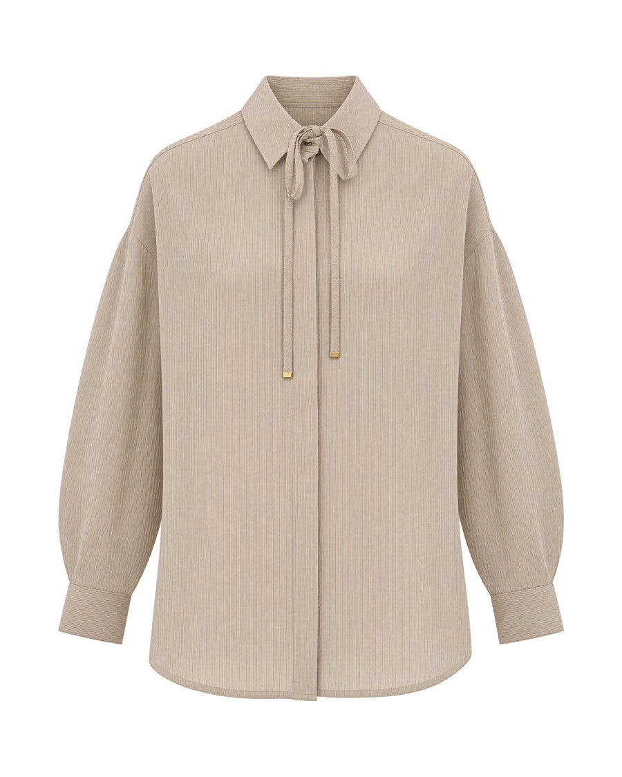 Sessùn Dunegres Liza Jacquard Puffed-Sleeve Blouse