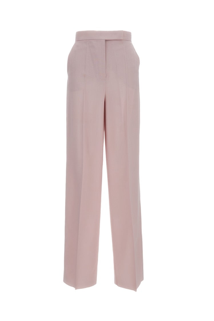 Max Mara Pink Girone Straight-Leg Trousers