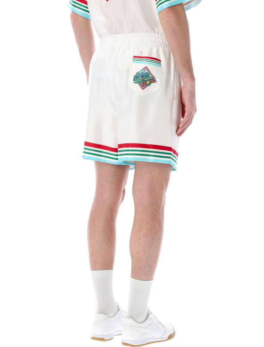 Casablanca Casa Way World Series Silk Shorts