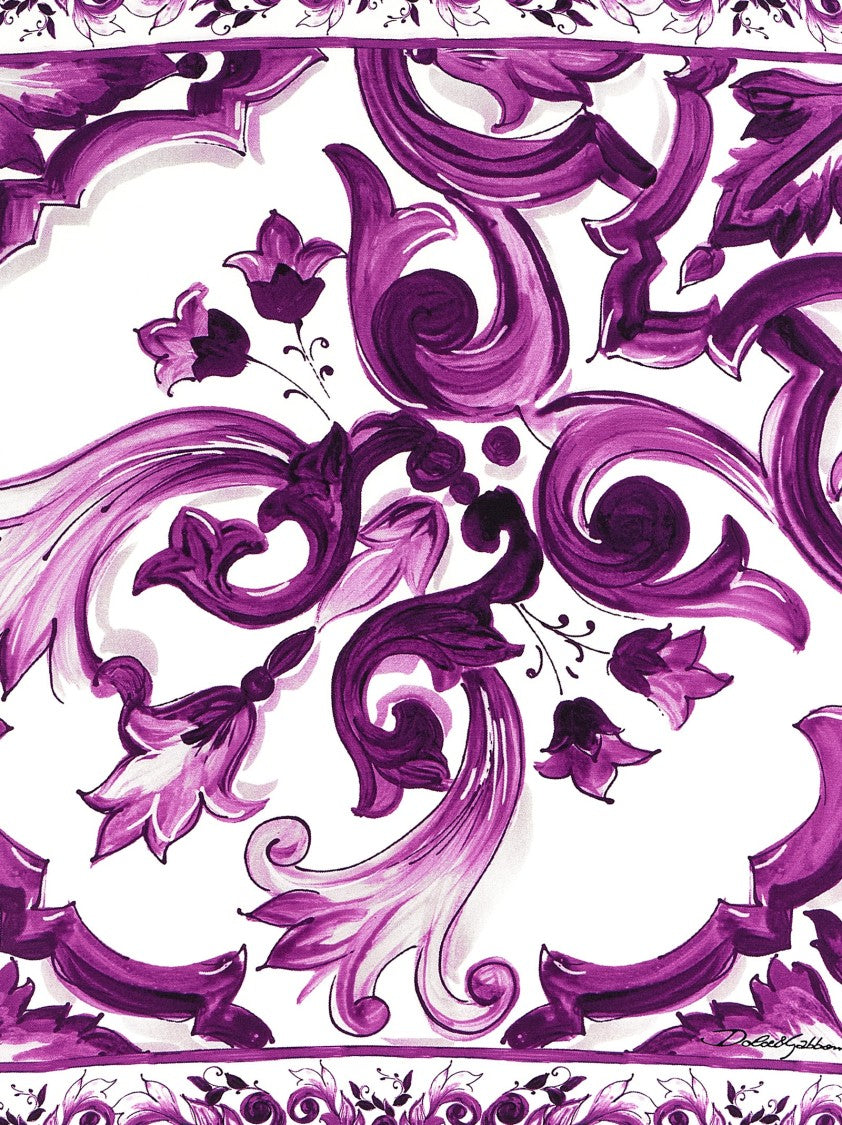 Dolce & Gabbana 'Maiolica' Print Scarf