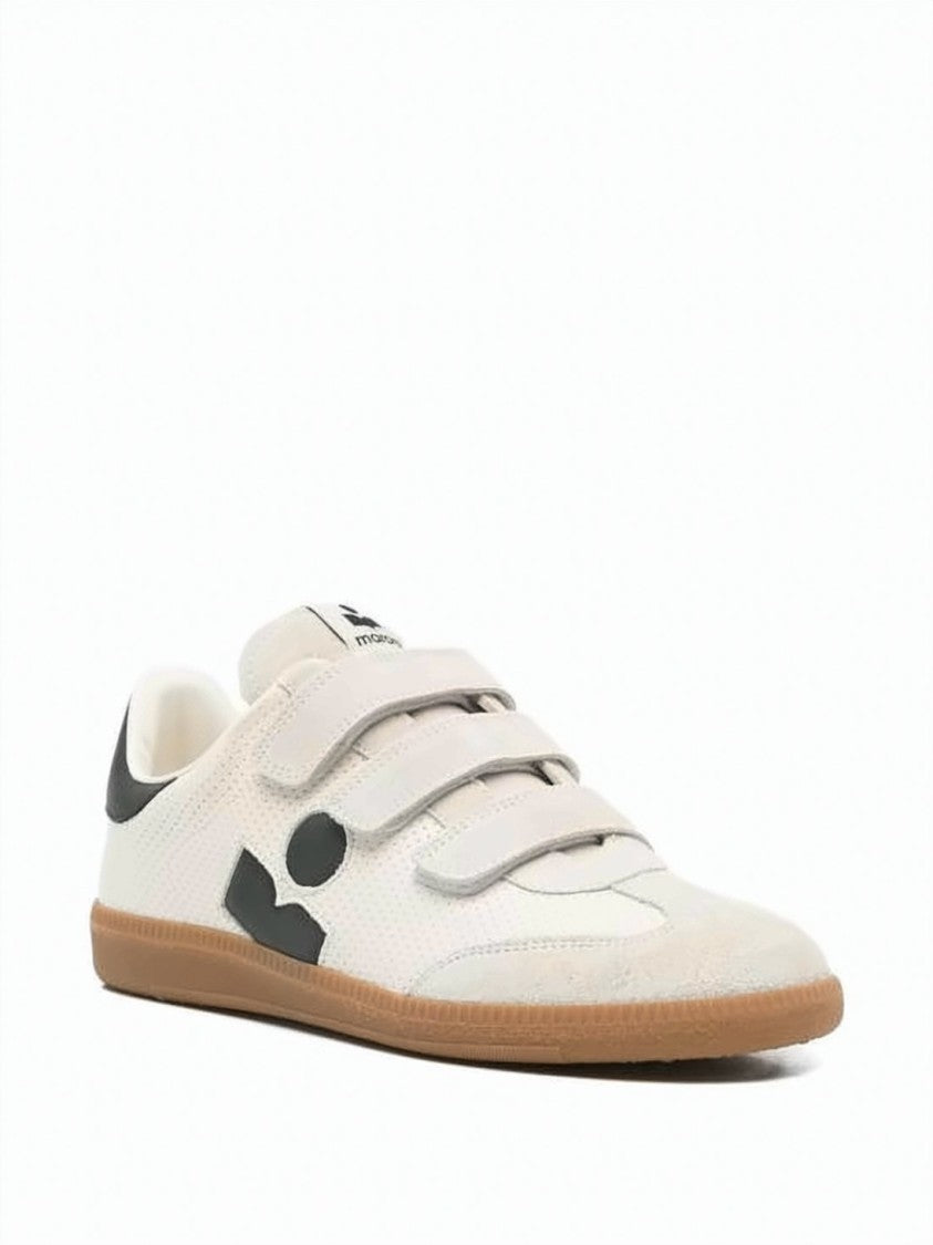 Isabel Marant Perforated Cowhide Leather Sneakers