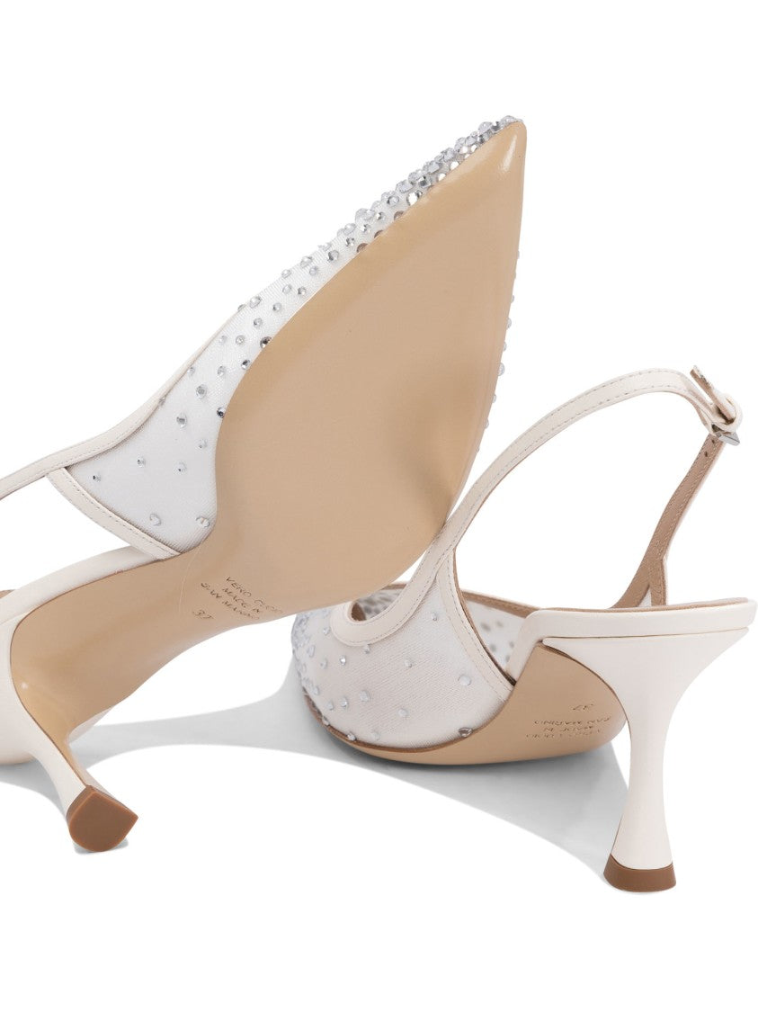 Ninalilou Pointed Toe Slingback Pumps