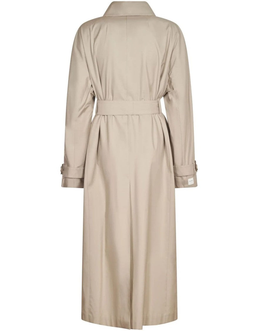 Max Mara Knee-Length Classic Trench Coat With Belted Waist