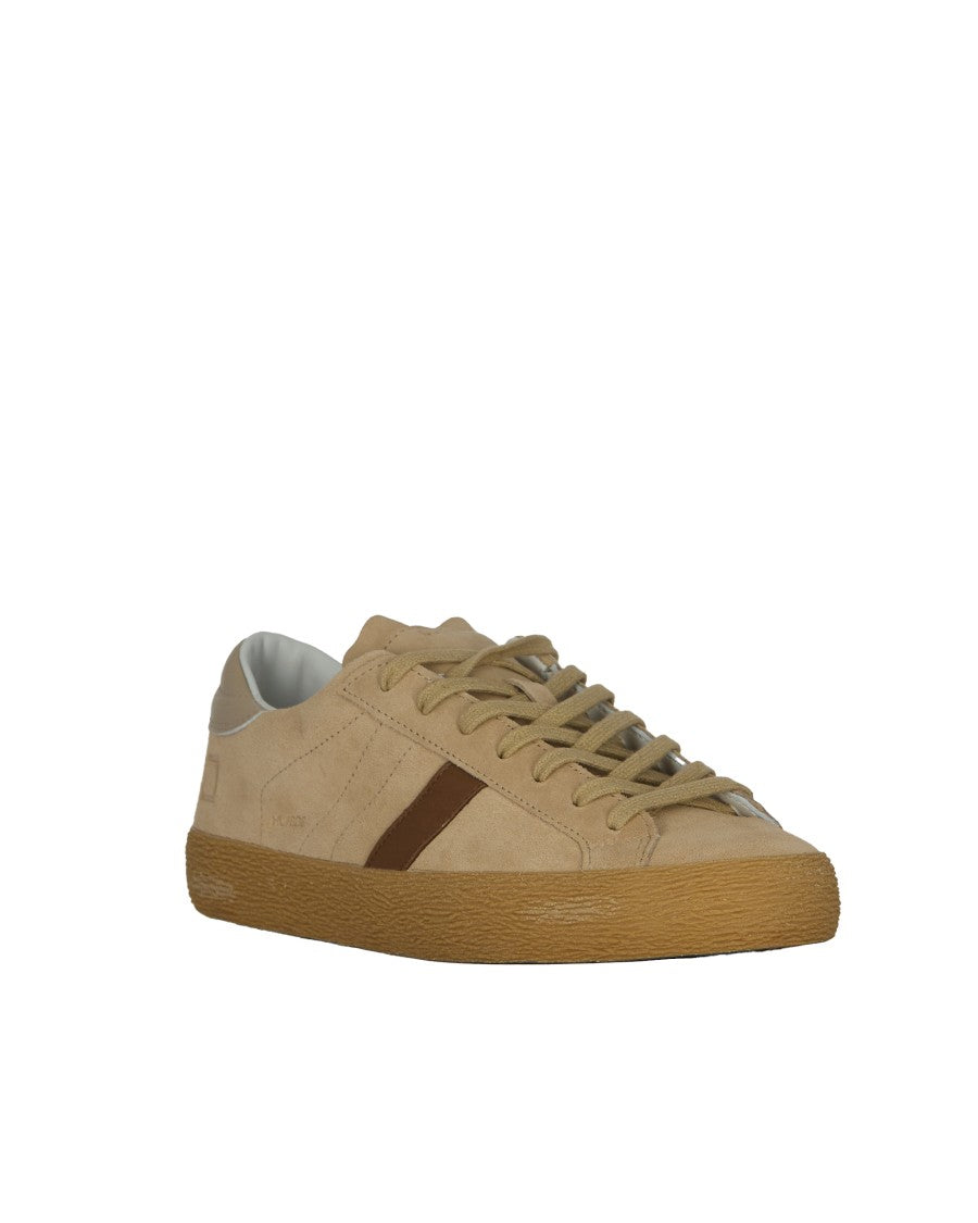 D.A.T.E Hill Low Suede Sneakers - Beige