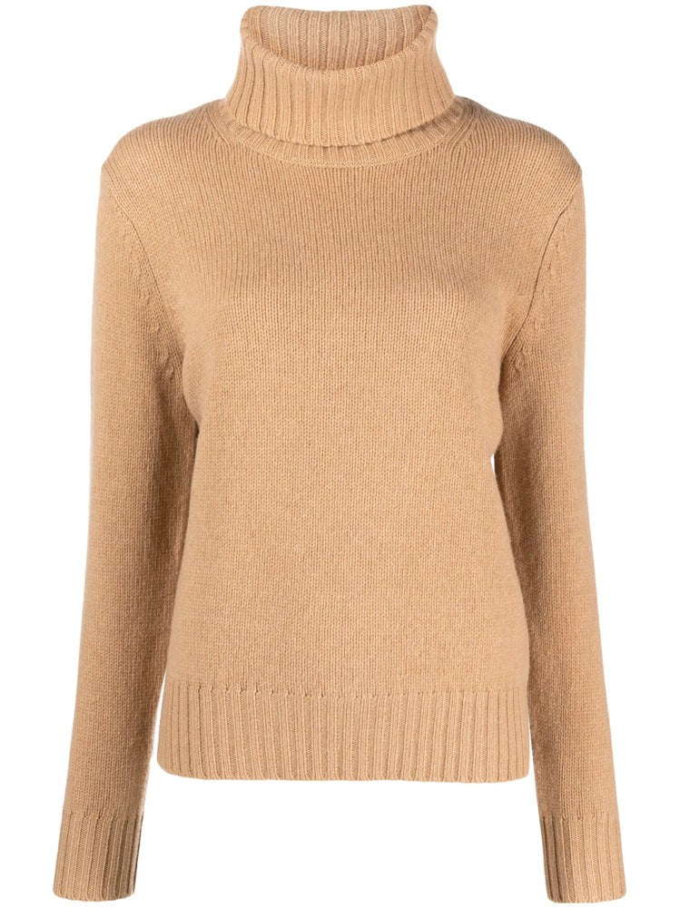 Polo Ralph Lauren Wool Knit Long Sleeve Pullover With Ribbed Turtleneck