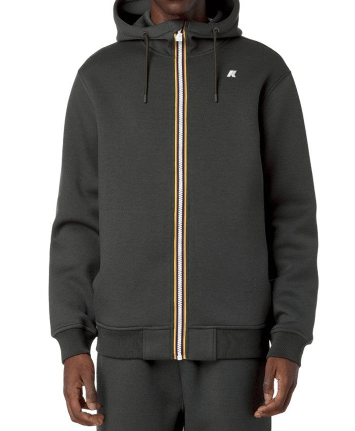 K-Way Lightweight Scuba Jacket With Adjustable Hood And Sporty Trim