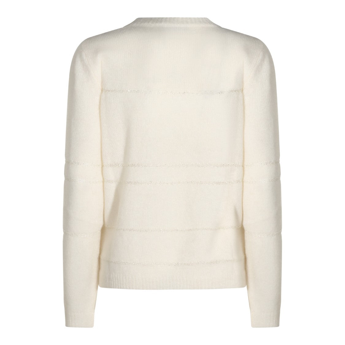 Fabiana Filippi Textured Classic Crew Neck Knit Sweater