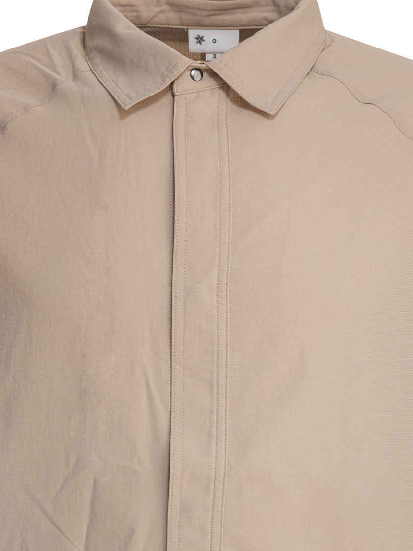 Goldwin Relaxed-Fit Overshirt With Ventilation System
