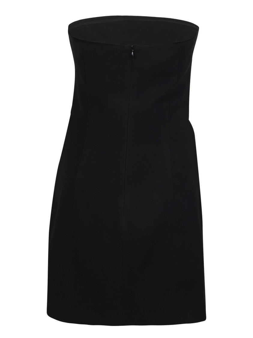 Mônot Black Dress With Cut-Out Panels