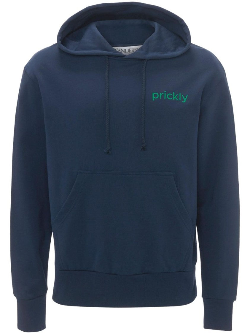 J. W. Anderson Prickly Slogan-Print Hoodie