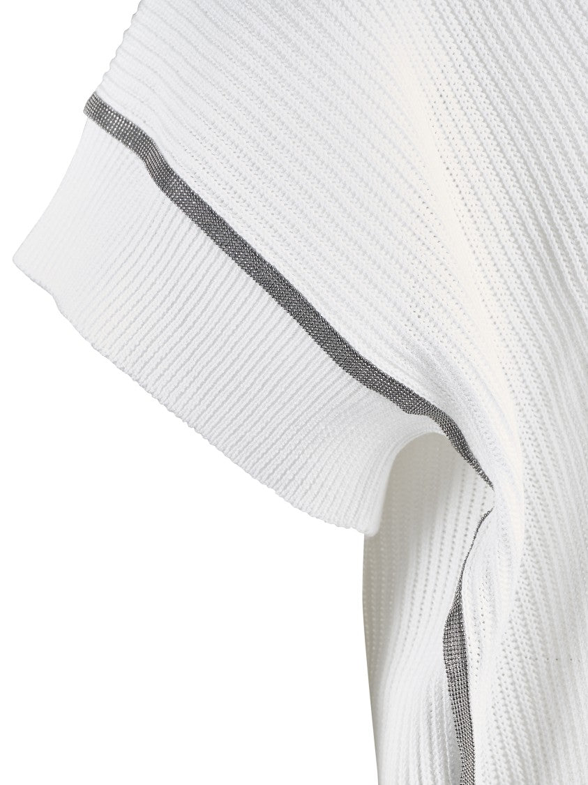 Brunello Cucinelli Sleeveless V-Neck Top