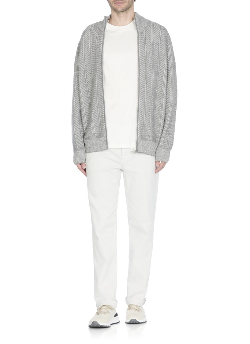 Brunello Cucinelli Ivory Cucinelli Cotton Sneakers