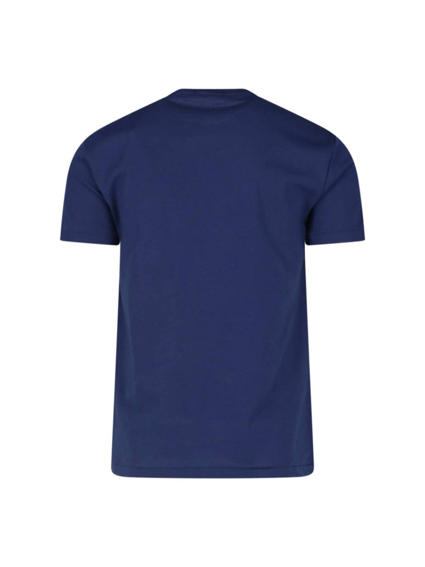 Polo Ralph Lauren Navy Blue Polo Bear Cotton T-Shirt