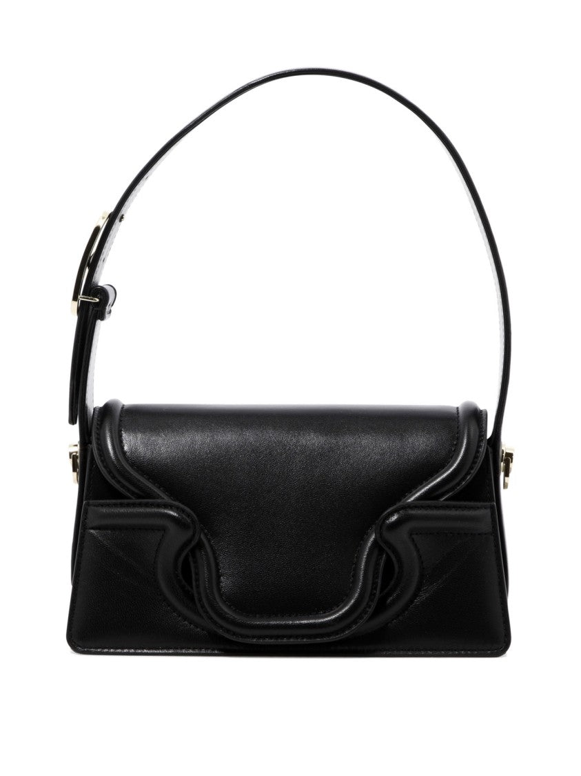 Valentino Garavani Black Leather Shoulder Bag