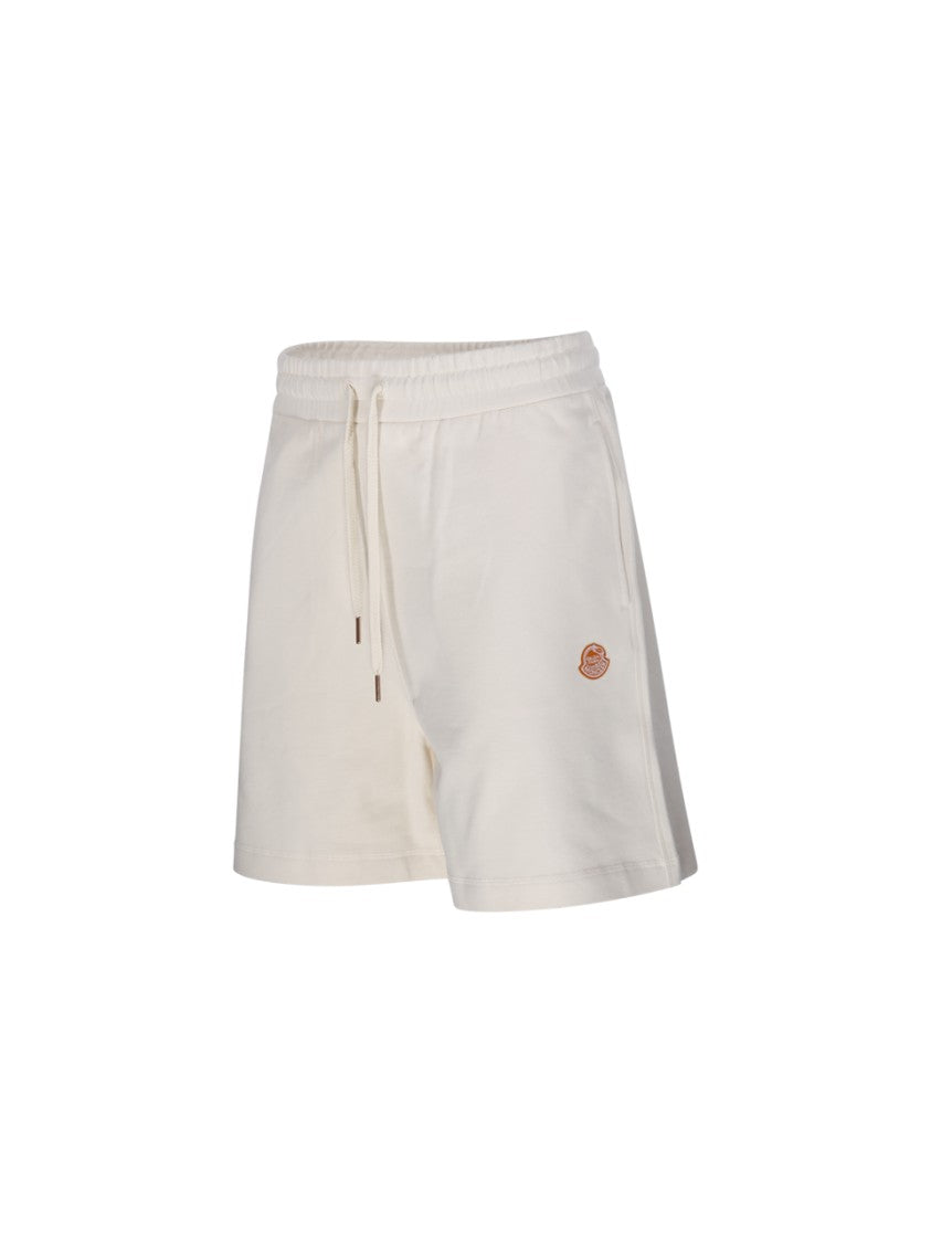 Moncler Genius X Donald Glover Relaxed Fit Cotton Shorts With Logo Detail