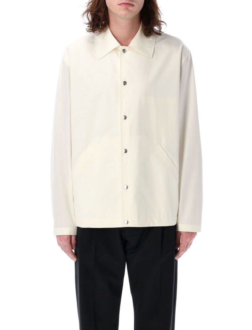 Jil Sander Relaxed-Fit Cotton Poplin Jacket With Bold Logo Detailing