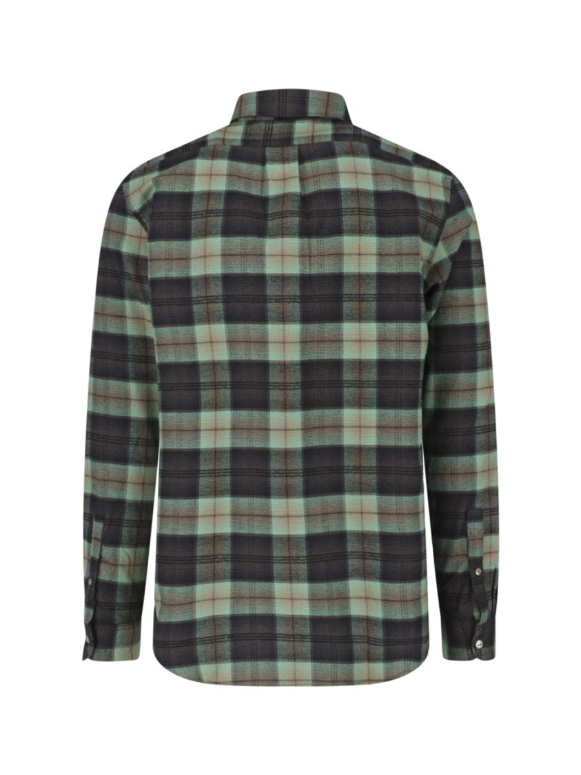 Paul Smith Multicolor Plaid Cotton Button-Down Shirt