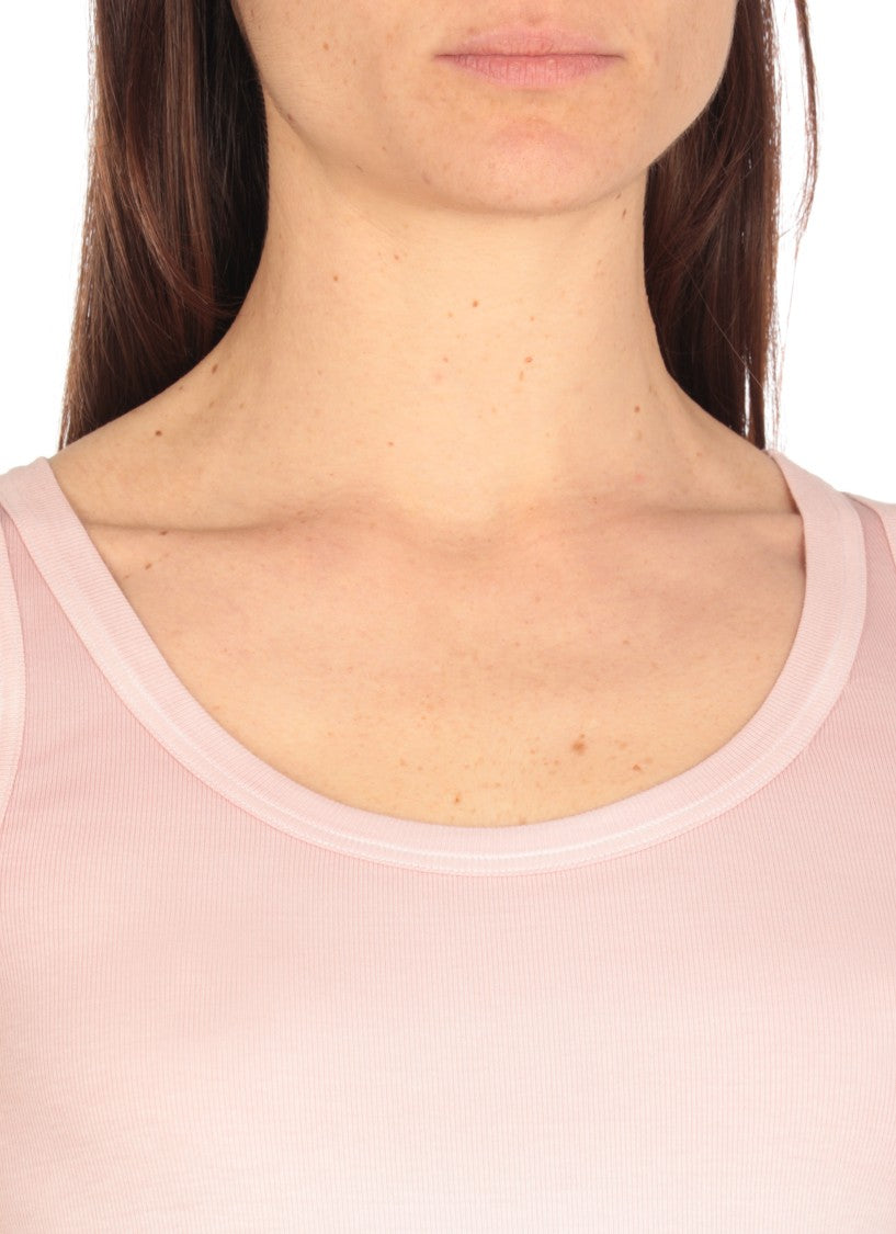 Fabiana Filippi Fitted Cotton Top With Degradé Effect