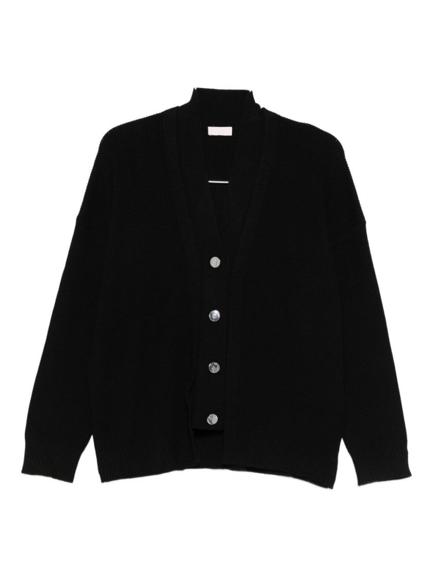 Liu Jo Nero Sweater With V-Neckline