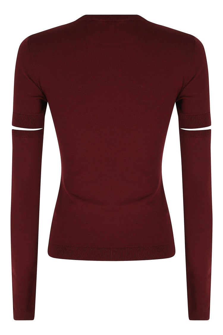 Federica Tosi Ruby Detachable Sleeves Viscose-Blend Sweater