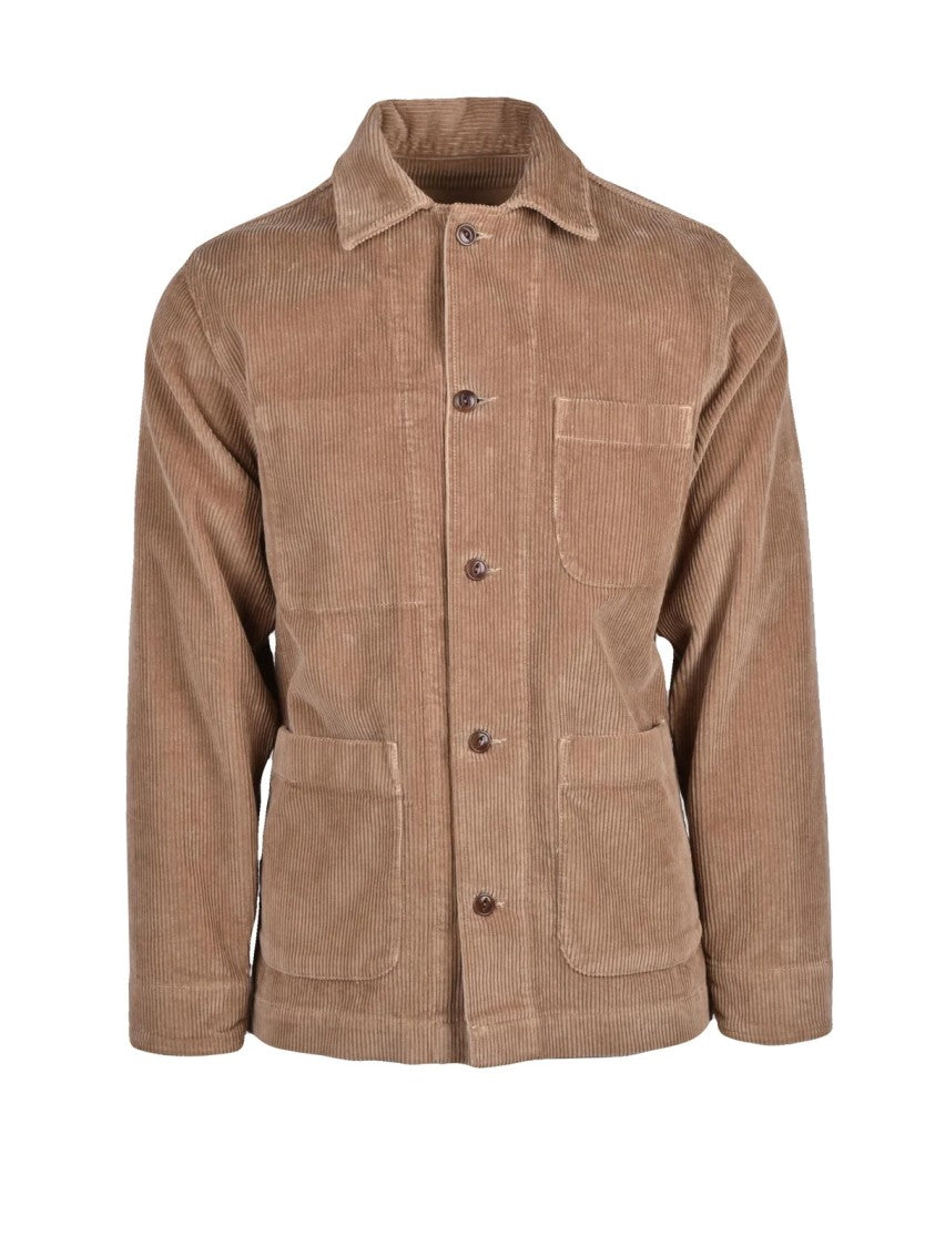 Chesapeake's Corduroy Texture Chesapeake S Coat With Button Closure And Functional Pockets