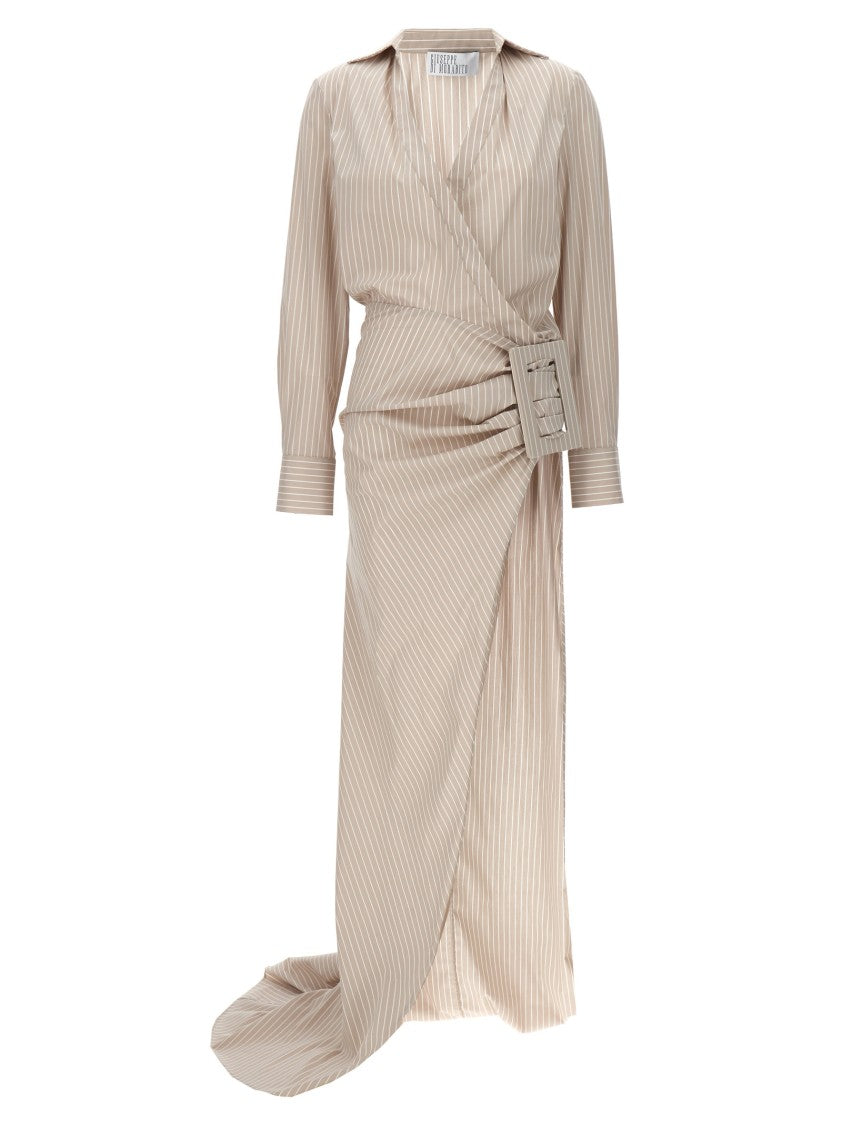 Giuseppe Di Morabito Long Striped Maxi Dress