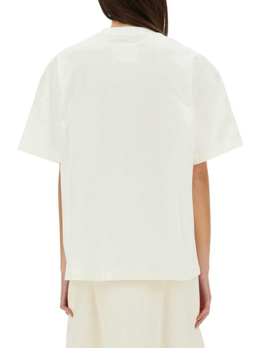 Jil Sander Relaxed-Fit Cotton T-Shirt With Bold Logo