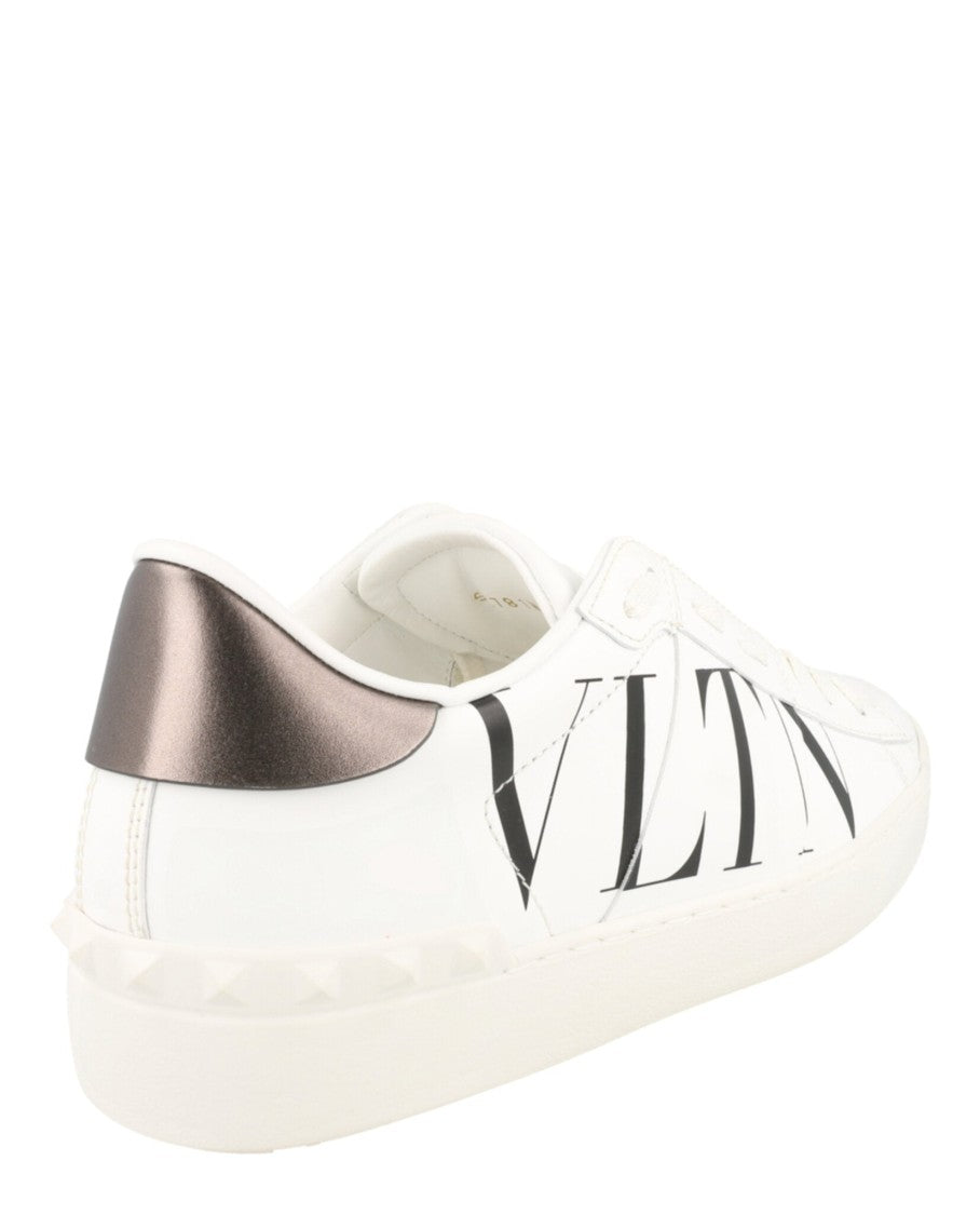 Valentino Open Vltn Leather Low-Top Sneakers