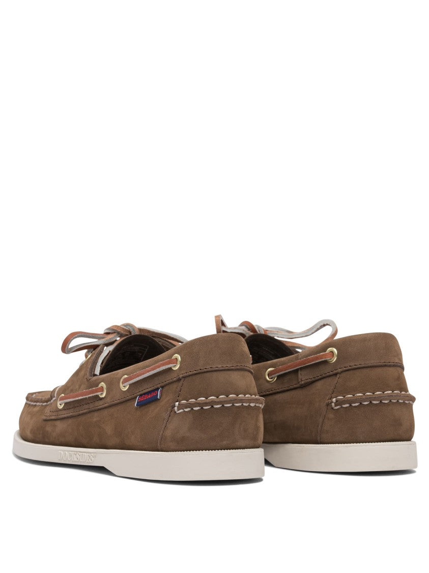 Sebago Brown Suede Loafers