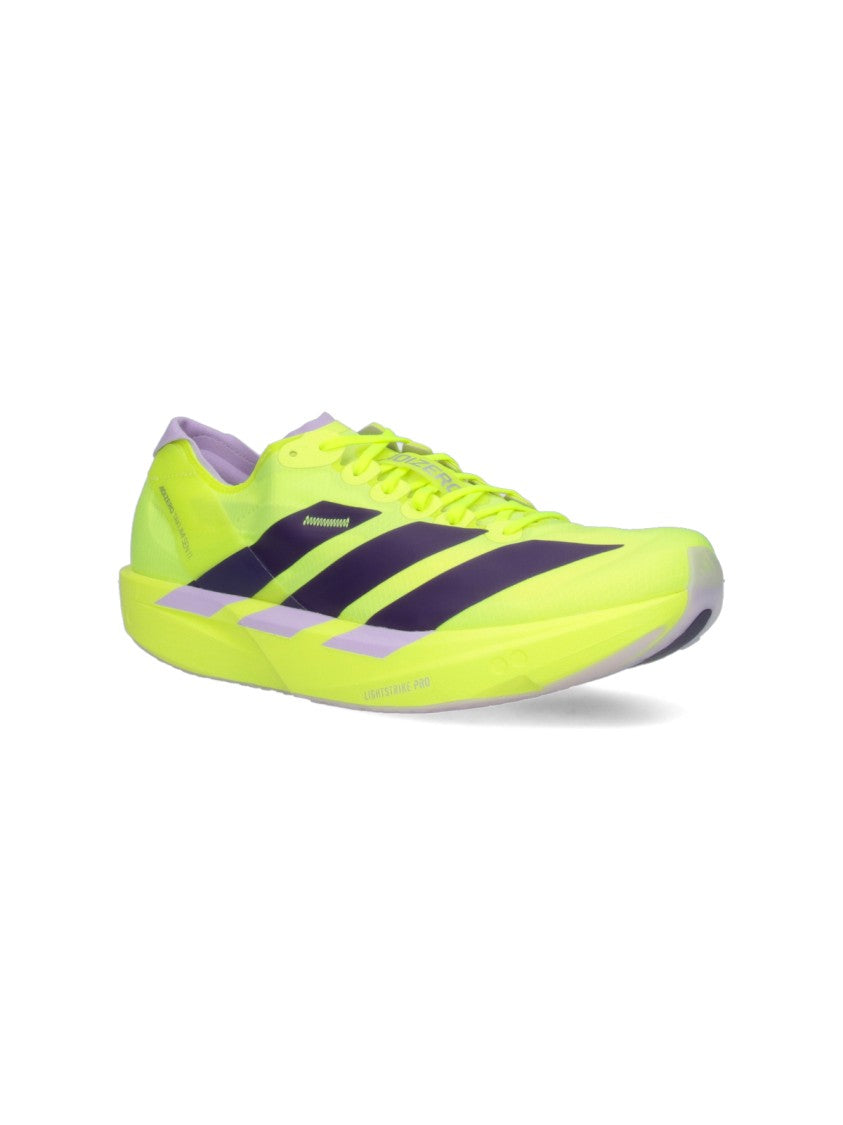 Adidas Aerodynamic Sneakers With Vibrant Neon Yellow Base