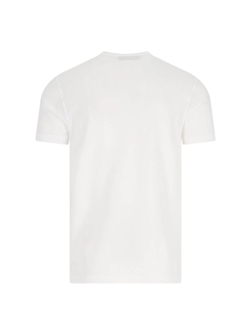 Zanone Classic Round Neck T-Shirt In Soft White Cotton