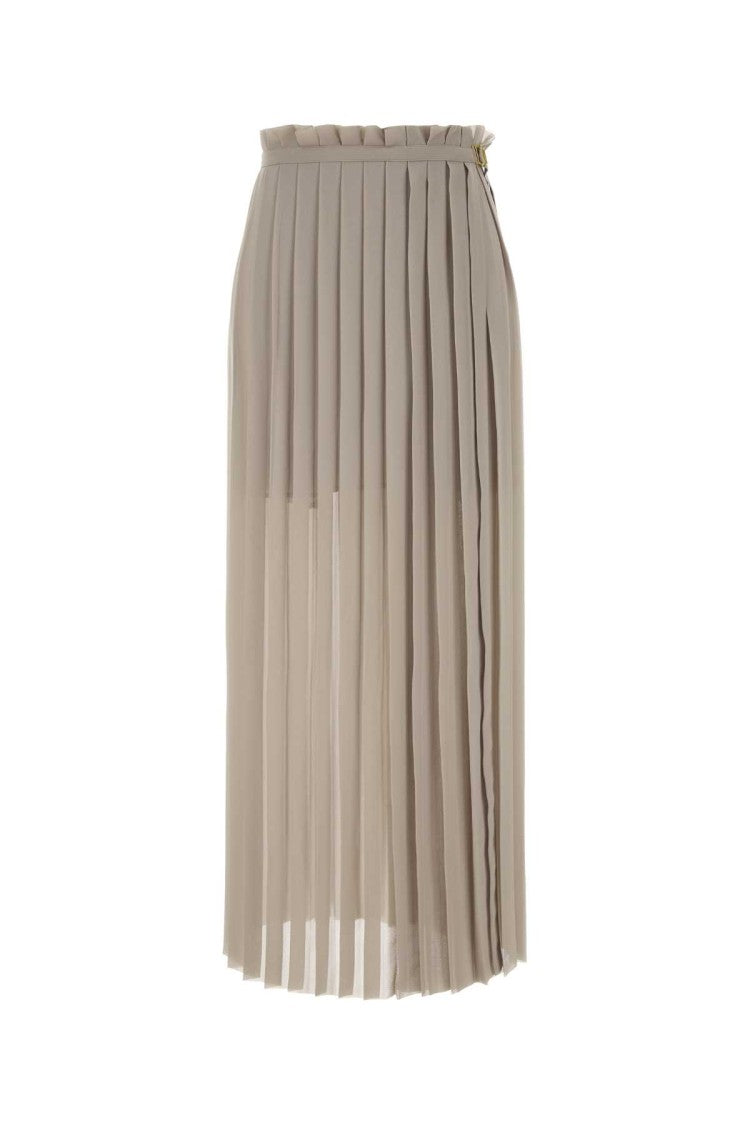 Ami Cappuccino Polyester Skirt