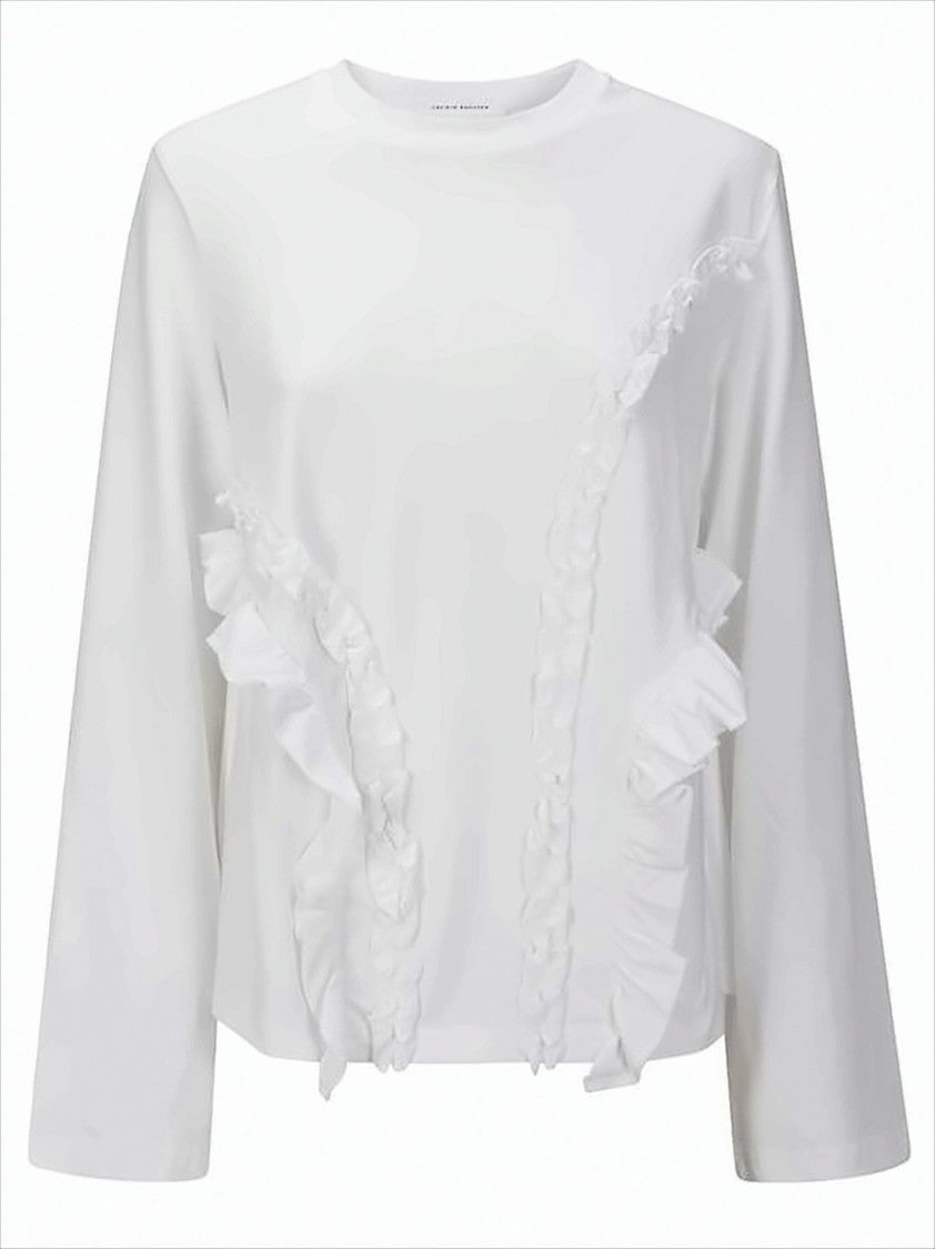Cecilie Bahnsen Ruffle Long-Sleeved Top