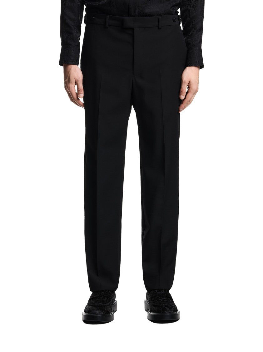 Emporio Armani Slim-Fit Trousers In Stretch Virgin Wool