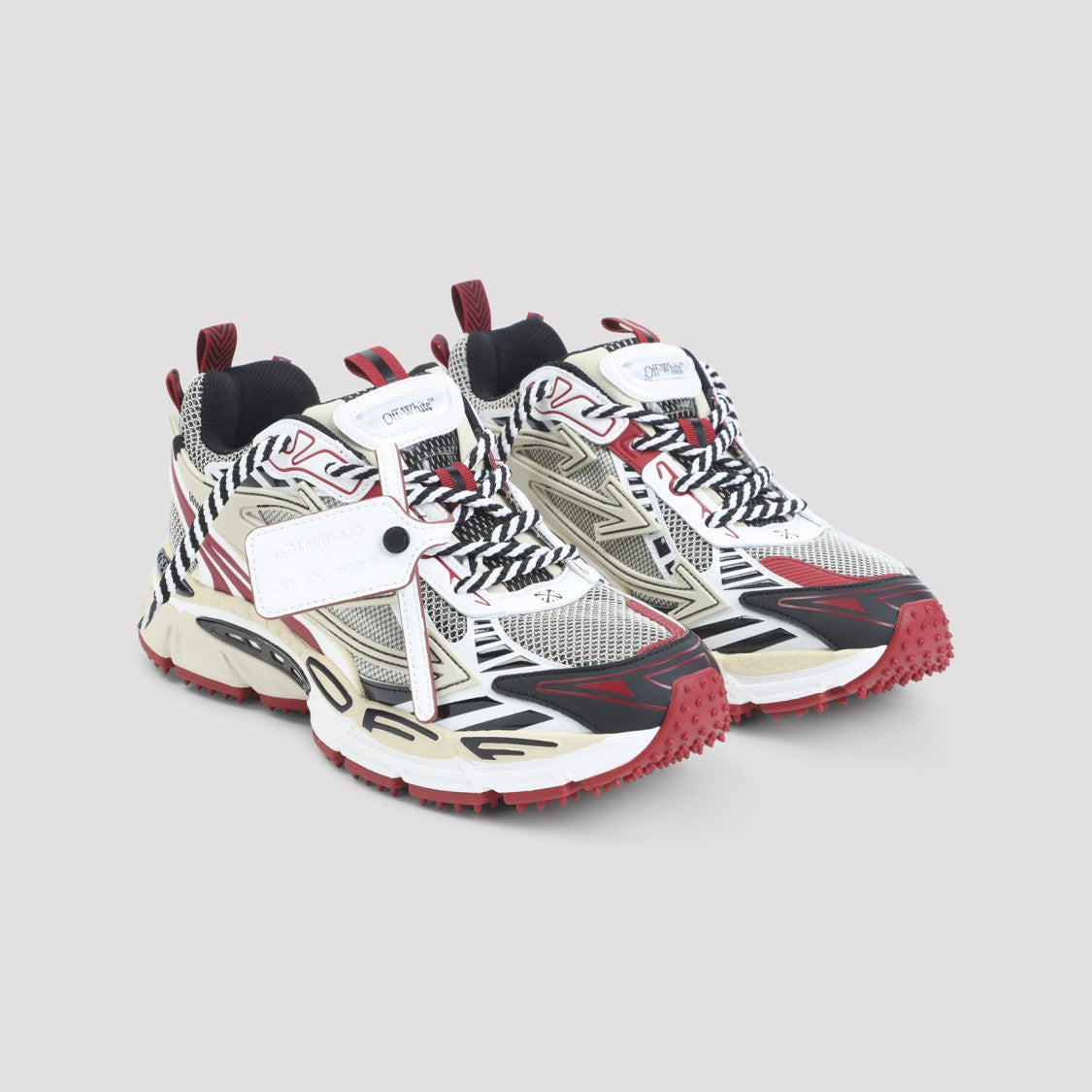 Off-White Ow Be Right Back Sand Polyurethane Sneakers