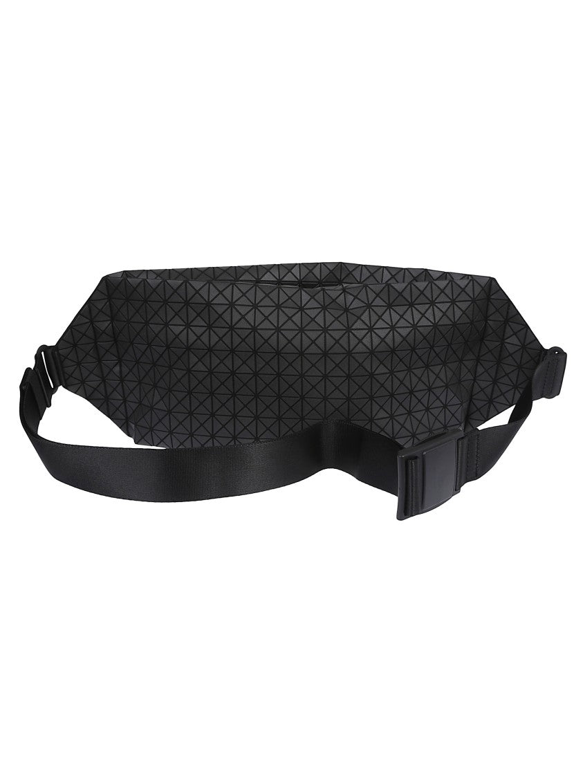 Bao Bao Issey Miyake Geometric Design Leather Shoulder Bag With Textured Surface