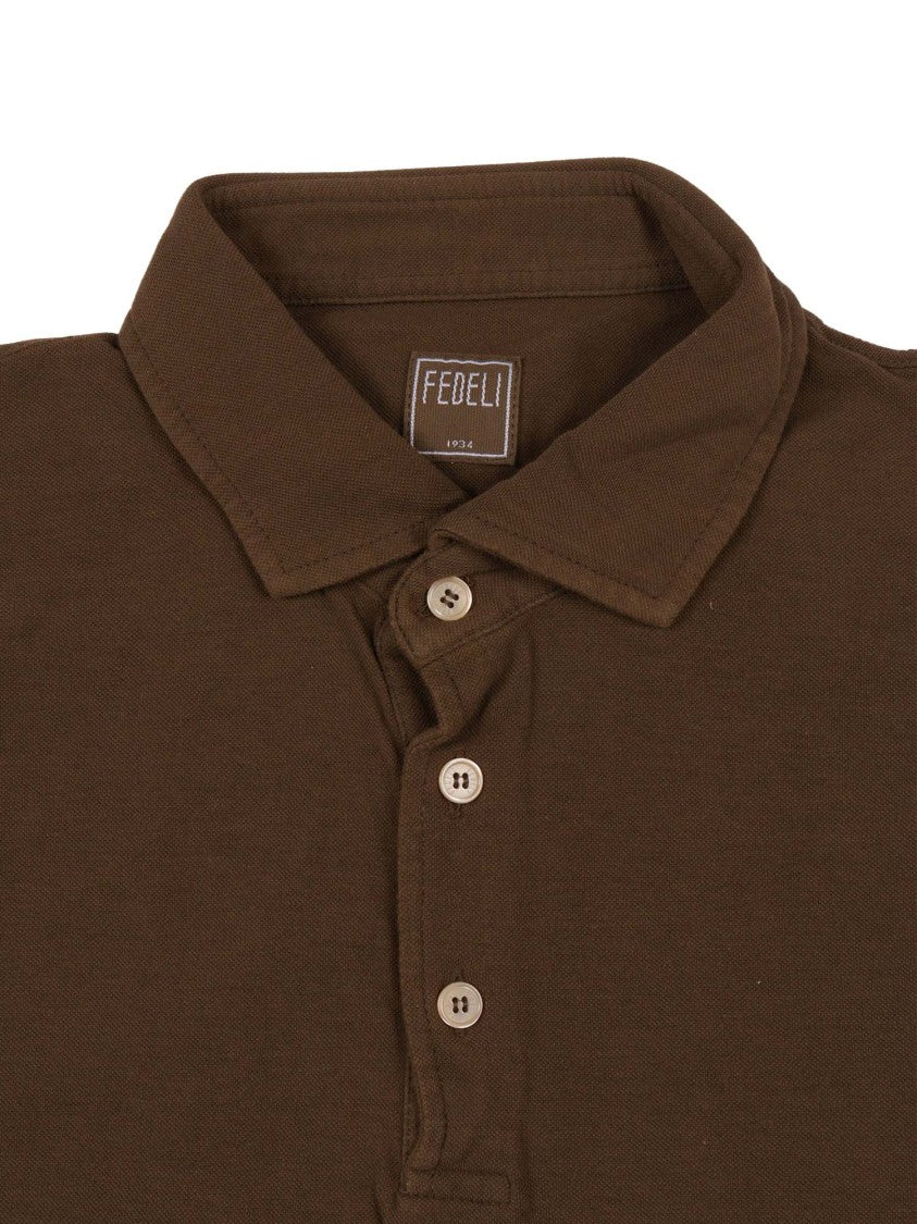Fedeli Short Sleeve Knitted Polo Shirt