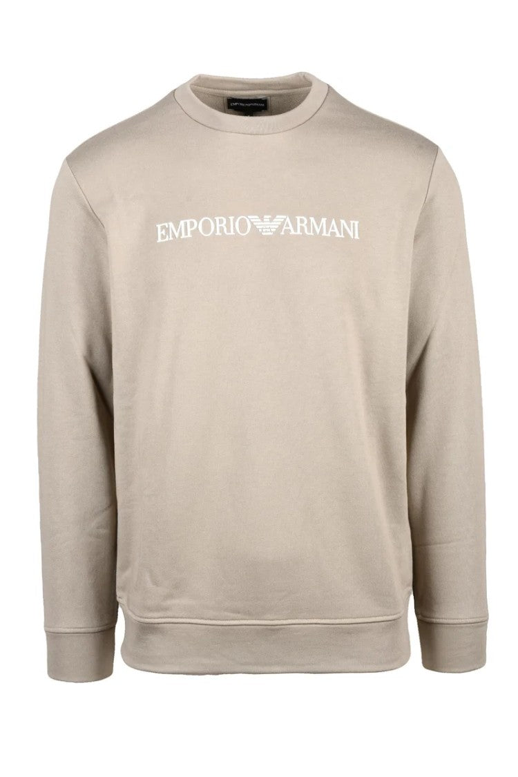 Emporio Armani Grey Modal Cotton Crew Neck Sweatshirt