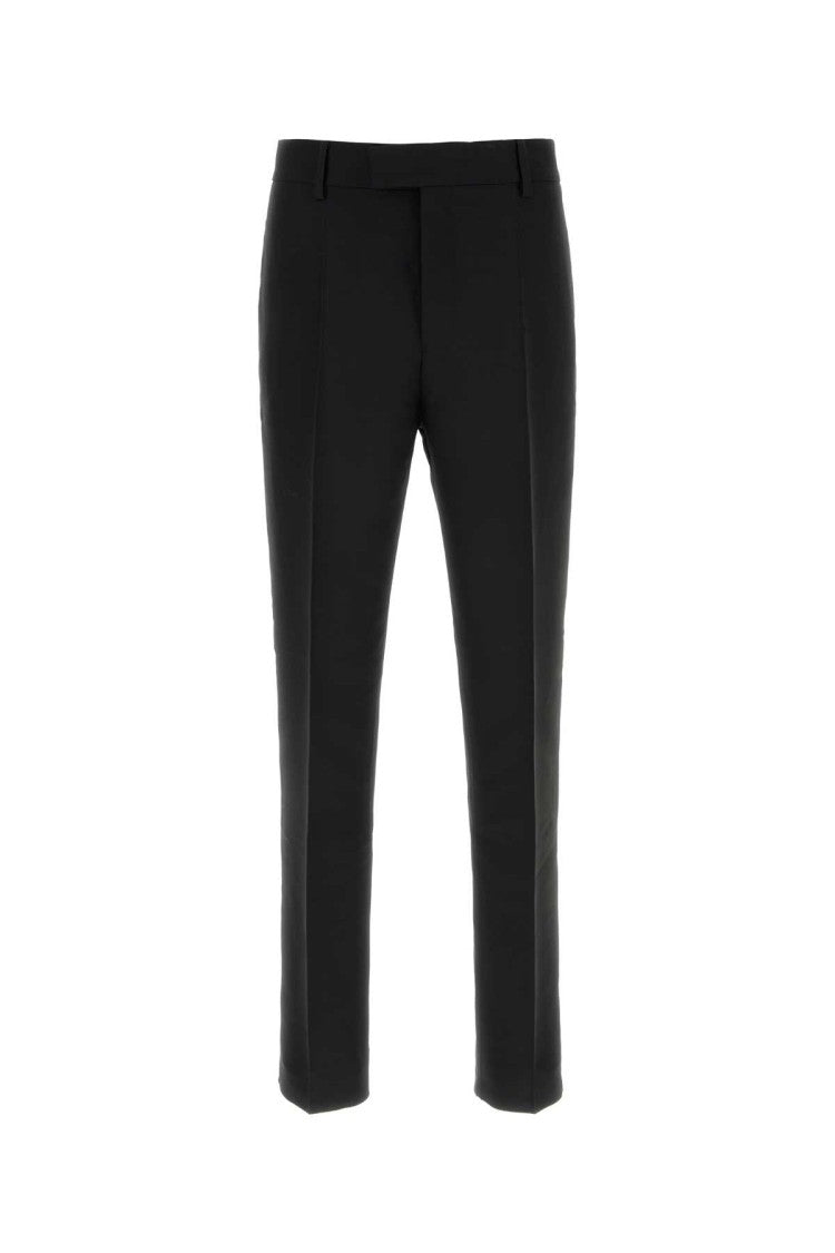 Salvatore Ferragamo Black Viscose Blend Pant