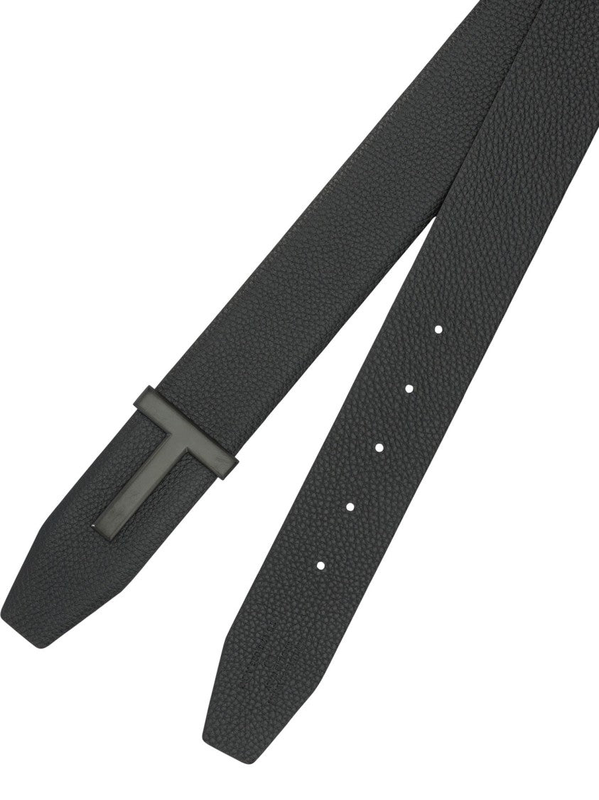 Tom Ford "T Icon" Leather Belt