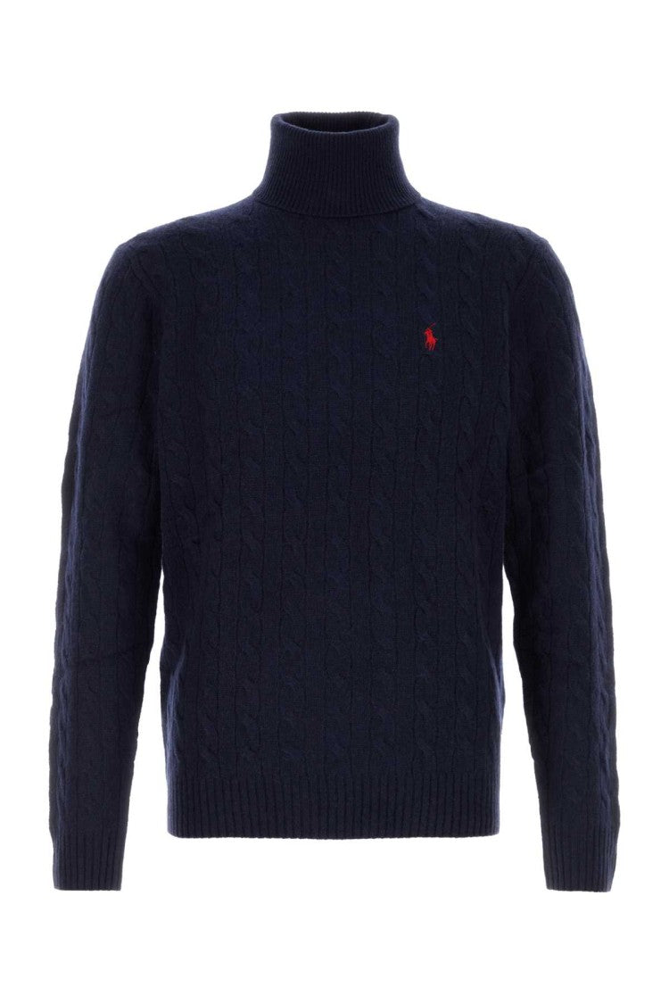 Polo Ralph Lauren Navy Blue Wool Blend Sweater