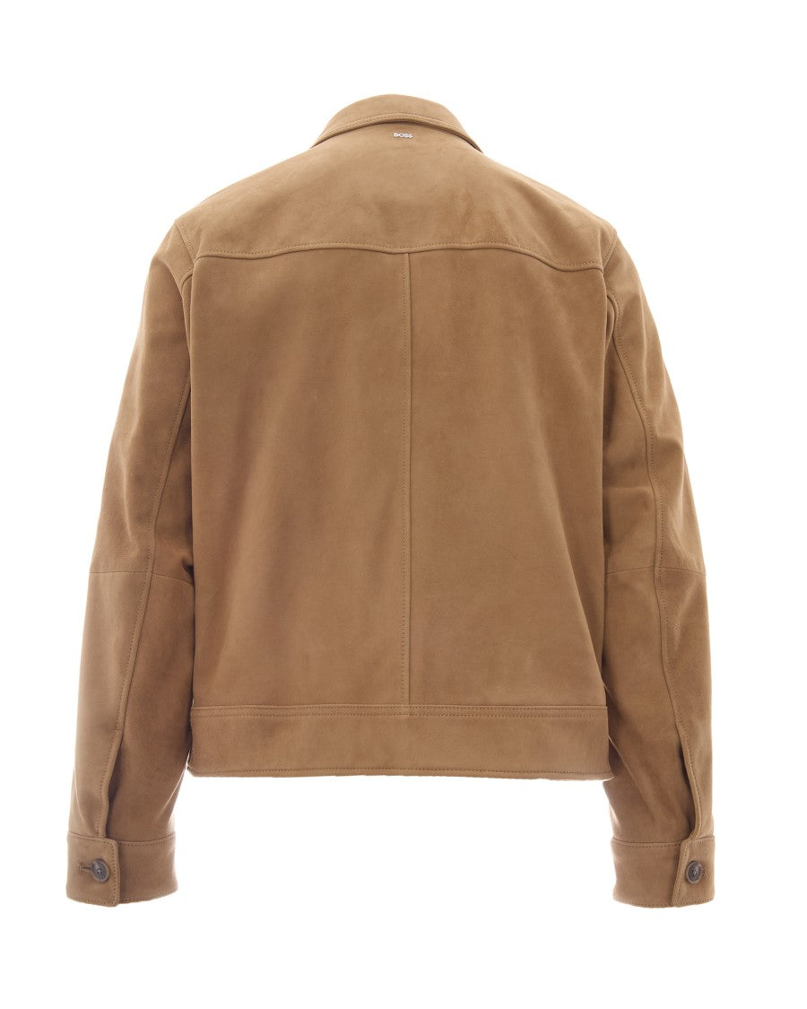 Boss Soft Suede Leather Jacket