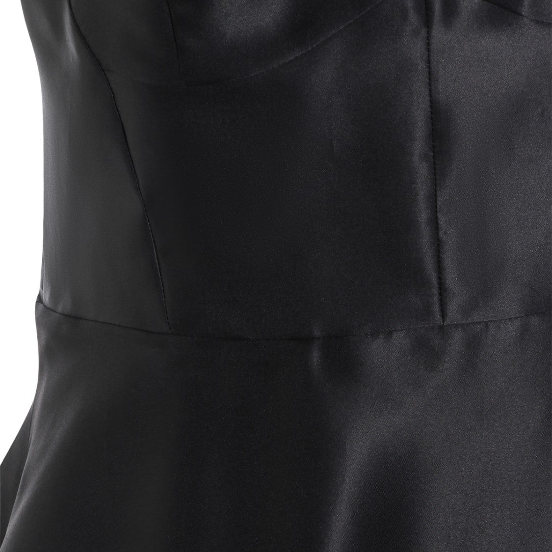 Alberta Ferretti Flowing Black Midi Dress