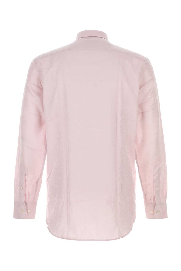 Etro Pastel Pink Jacquard Shirt