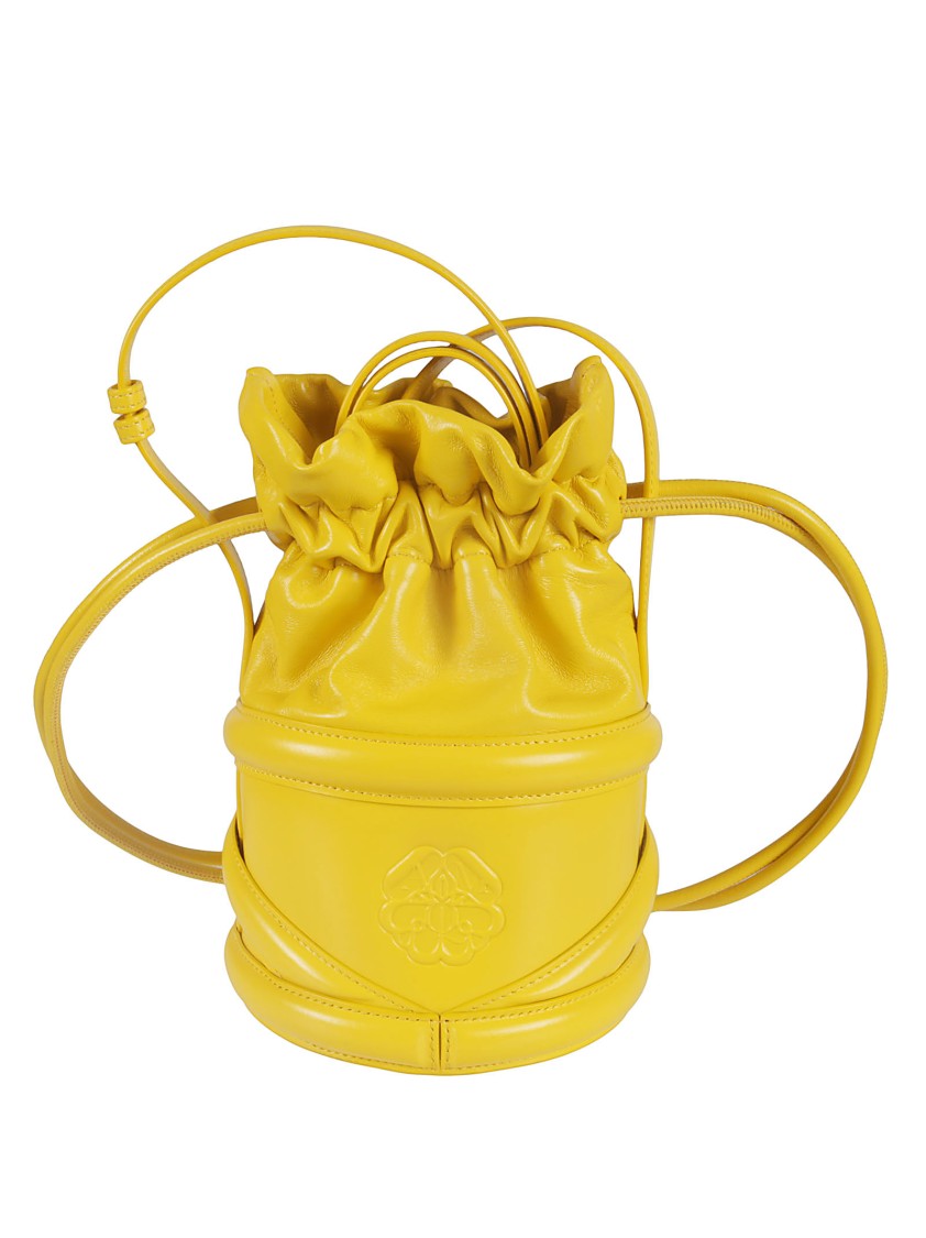 Alexander Mcqueen Gathered Leather Bag